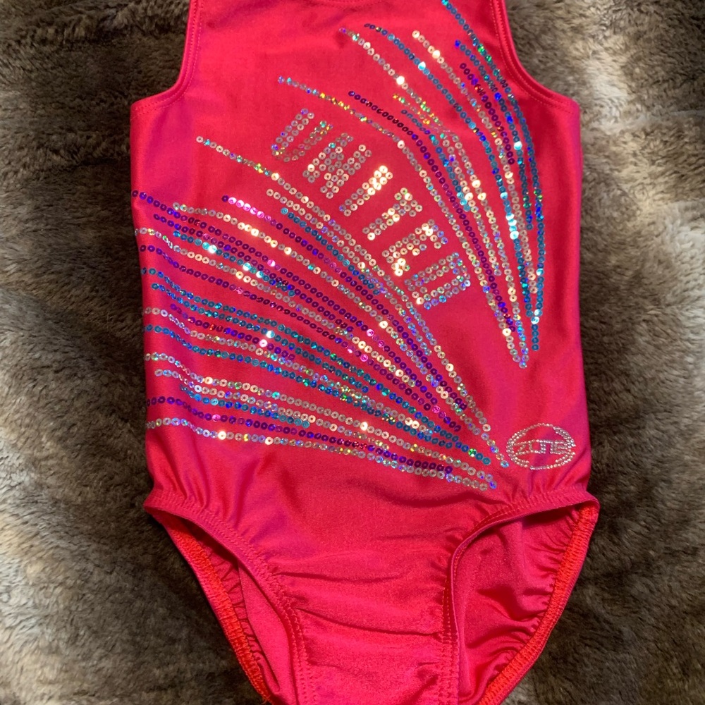 OZONE Pink Shimmer Leotard Child Medium
